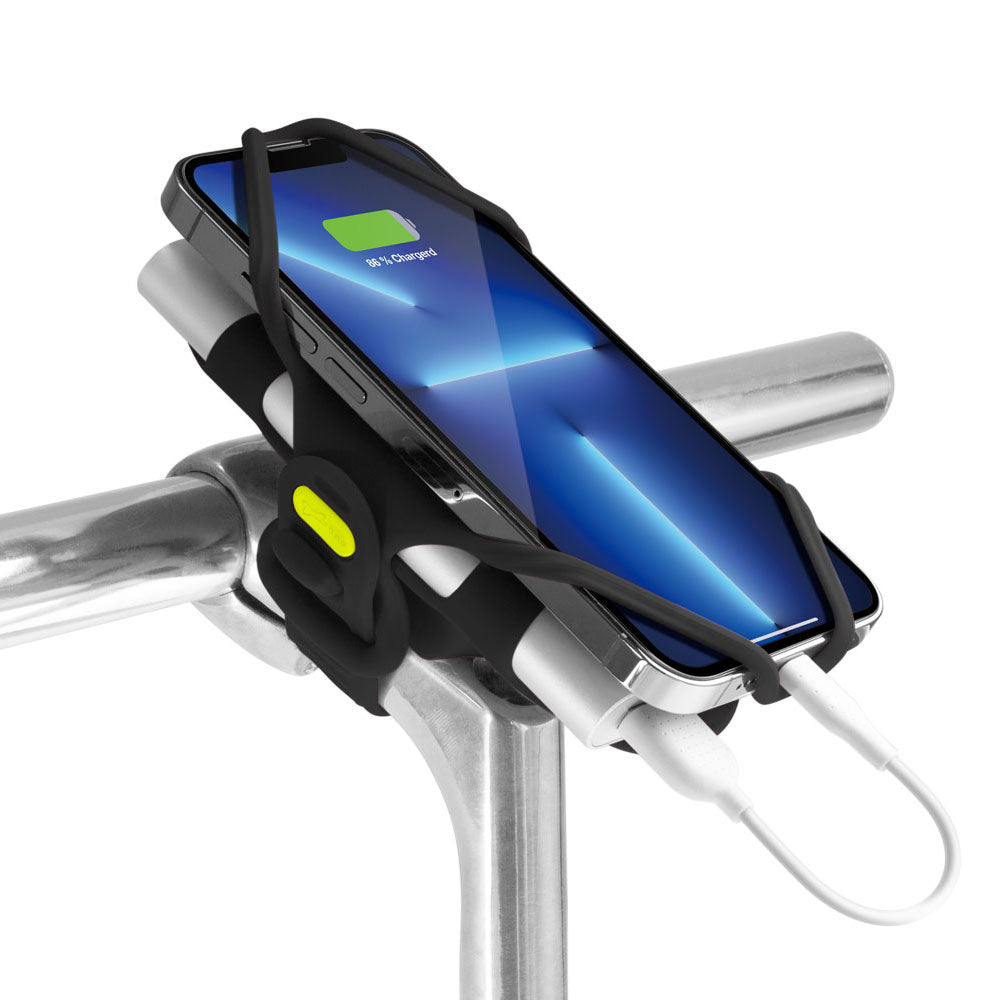 バッテリー搭載可能自転車マウント＆スマホホルダー Bike Tie Pro Pack 2