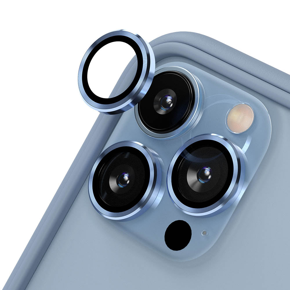 iPhone 13 Pro / 13 Pro Max  アルミニウム製カメラ保護リング・強化ガラス採用