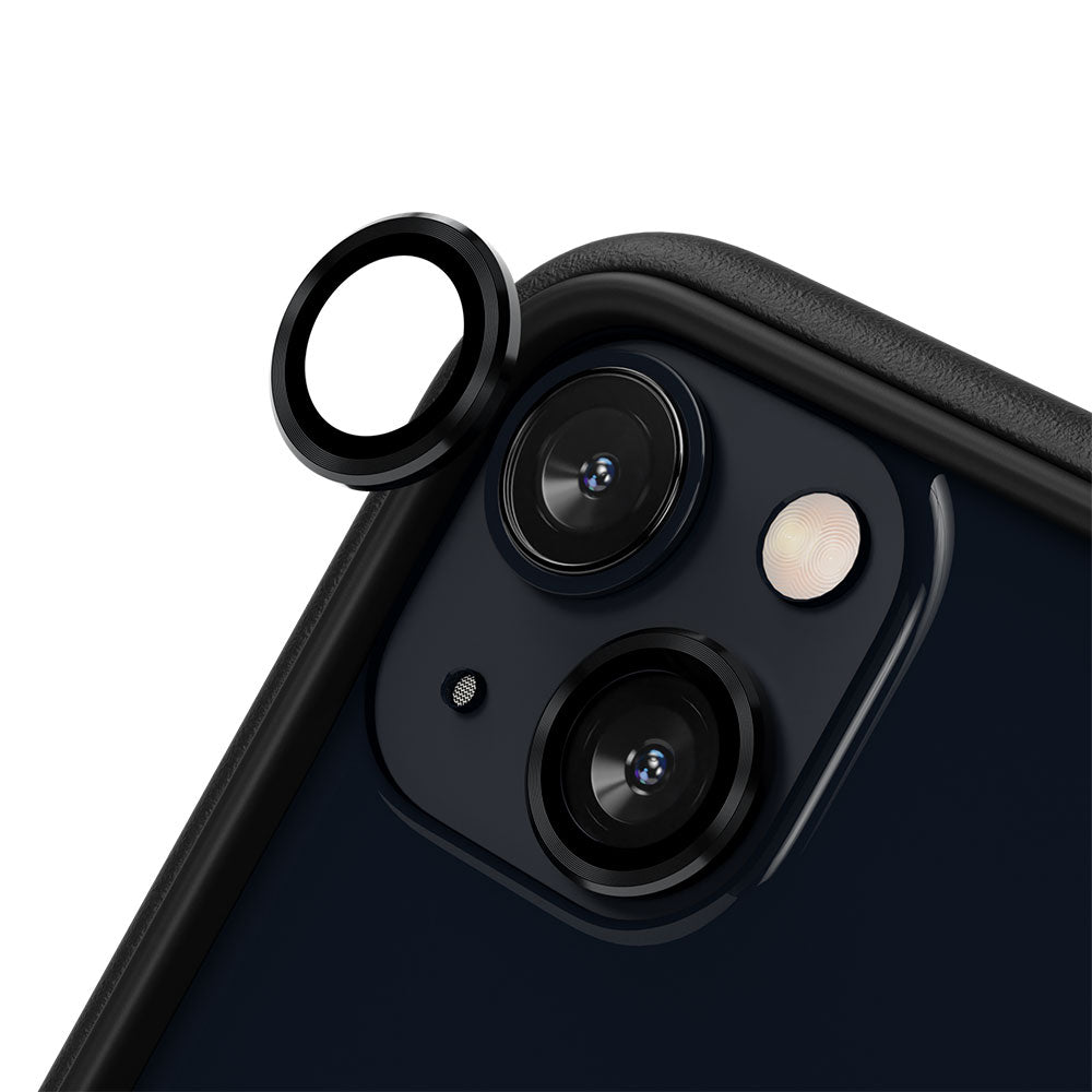 iPhone 13 / 13 mini アルミニウム製カメラ保護リング・強化ガラス採用